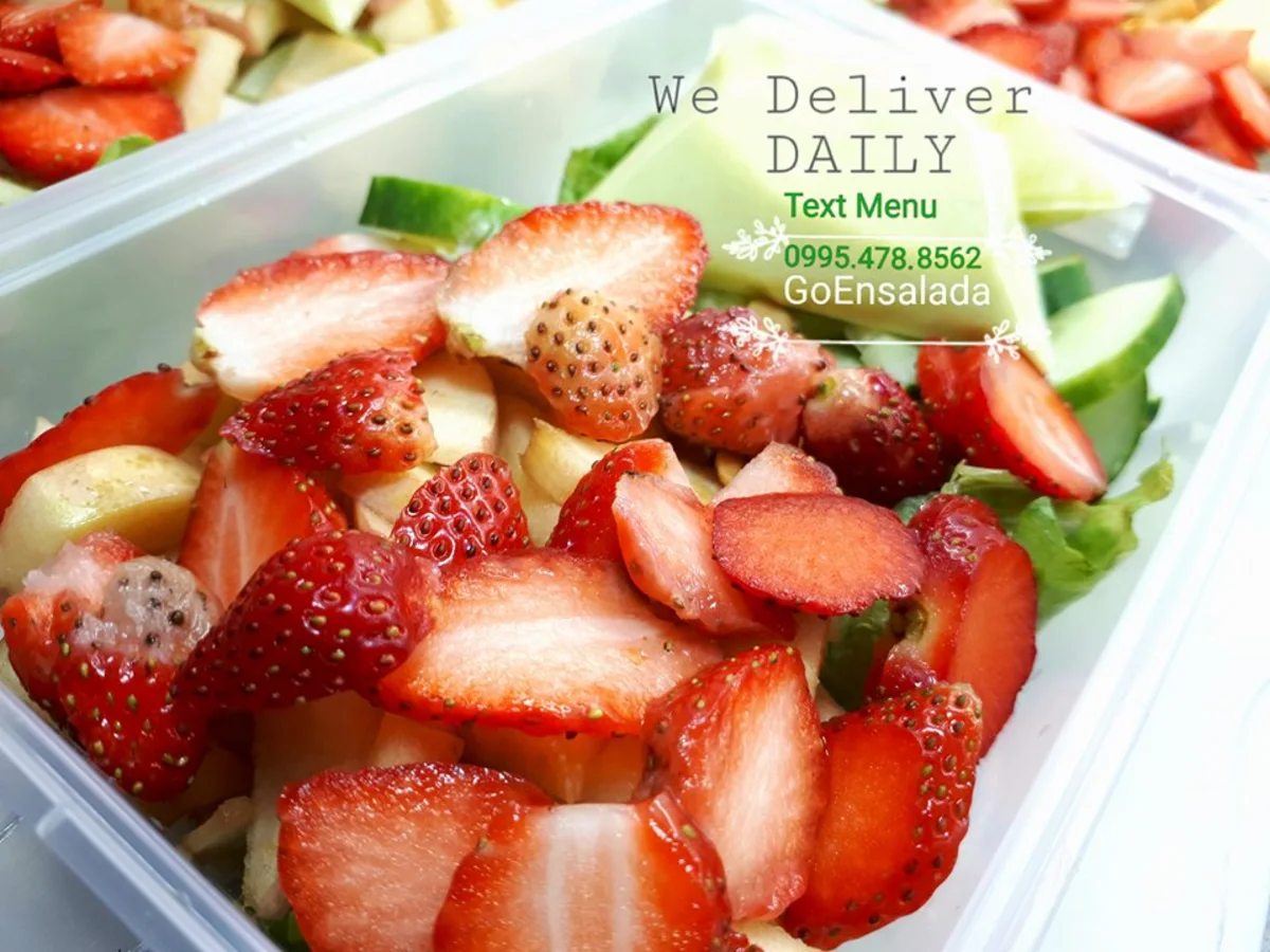Weekly fresh meal pack concept