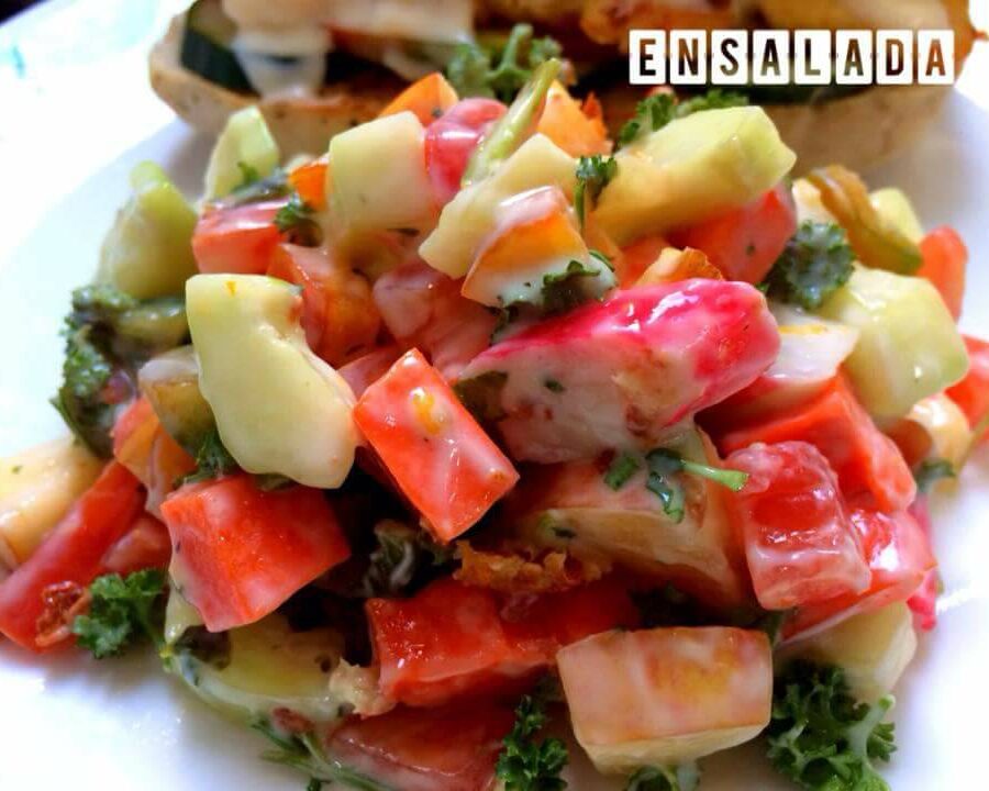 Crabstix Avocado Salad